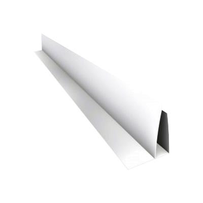 Perfil F PVC Blanco x 3m