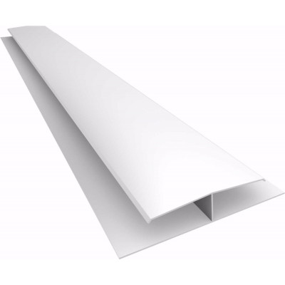 Perfil Union H PVC Blanco x 3m