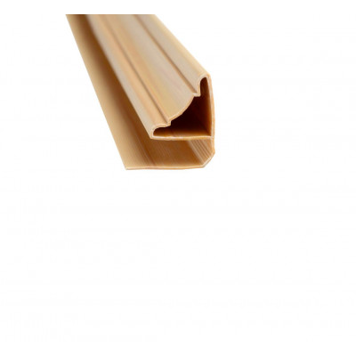 Perfil Moldura de PVC Marrón Claro x 2,80 m.