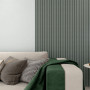 Revestimiento de Pared Interior Flat Gris Satinado 12mm