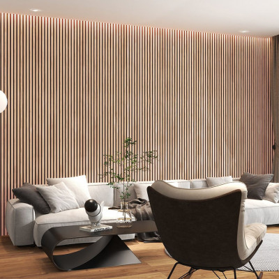 Revestimiento Acústico de Pared Interior Jatoba 18 mm (0,60 x 2,40 m)