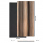 Revestimiento Acústico de Pared Interior Jatoba 18 mm (0,60 x 2,40 m)