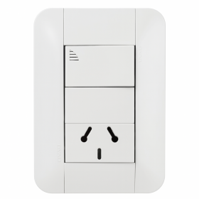 Bastidor Eléctrico con 1 Interruptor + 1 Tomacorrientes Binorma - TAAD