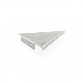 Estante Esquinero Triangular Linea Esmerilado 23 cm x 23 cm x 2 cm