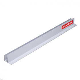 Perfil F PVC Blanco BARBIERI PERFILPLAS x 3 m